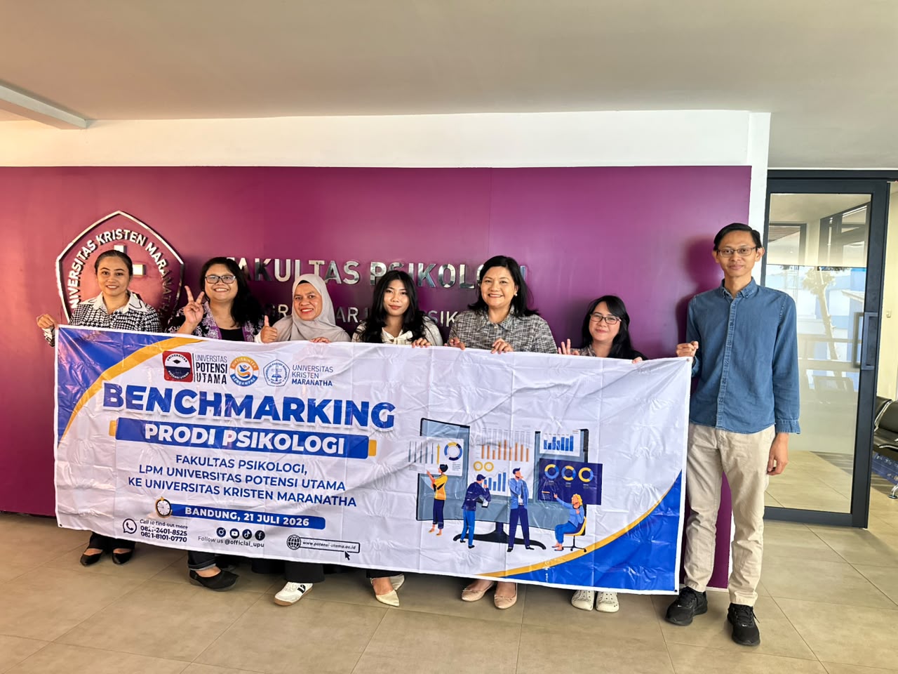 Universitas Potensi Utama Laksanakan Benchmarking Sistem Penjaminan Mutu ke Universitas Kristen Maranatha Bandung